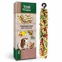 Лакомство Triol Original для грызунов с фруктами (уп.2шт.), 50г