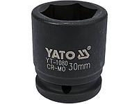 Головка торцевая ударная 3/4" 6гр. 30мм L53мм CrMo "Yato"