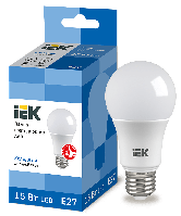 Лампа светодиодная A60 15W 6500K E27 ECO IEK