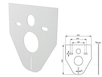 Звукоизоляционная плита для подвесного унитаза и для биде Alca, M91