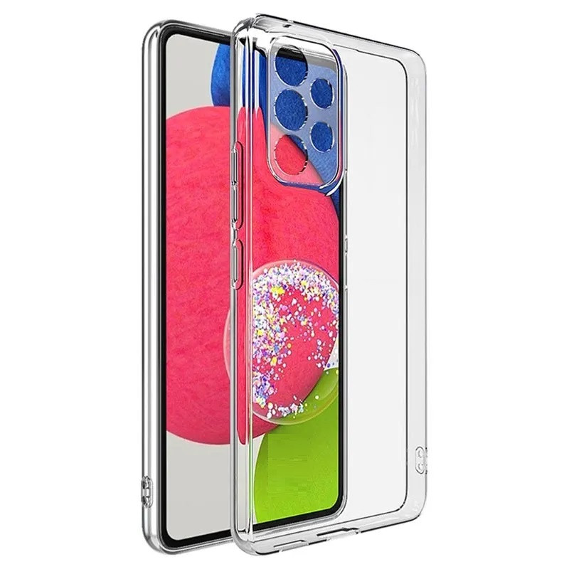 Чехол-накладка для Samsung Galaxy A53 SM-A536 (силикон) прозрачный с защитой камеры - фото 2 - id-p175898936