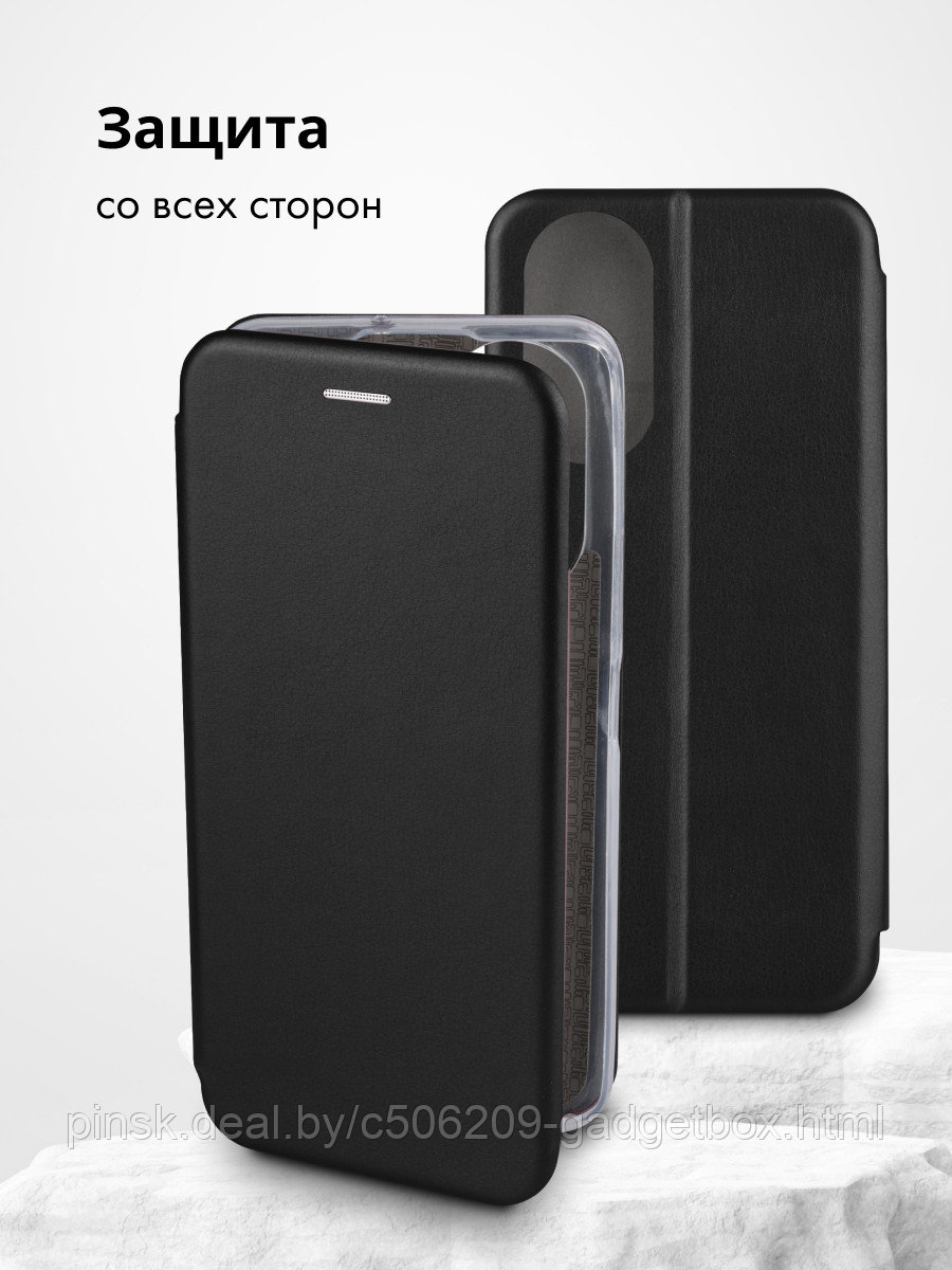 Чехол книжка для Huawei Honor X7 (черный) - фото 6 - id-p201259251