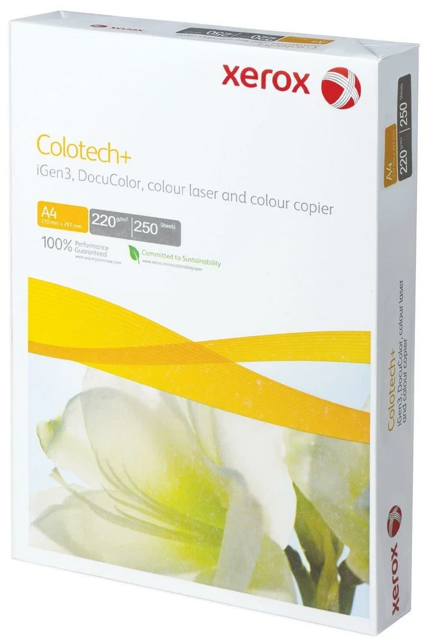 Бумага Xerox Colotech+, А4, 220г/м2, 250л (Цена с НДС) - фото 1 - id-p197061358