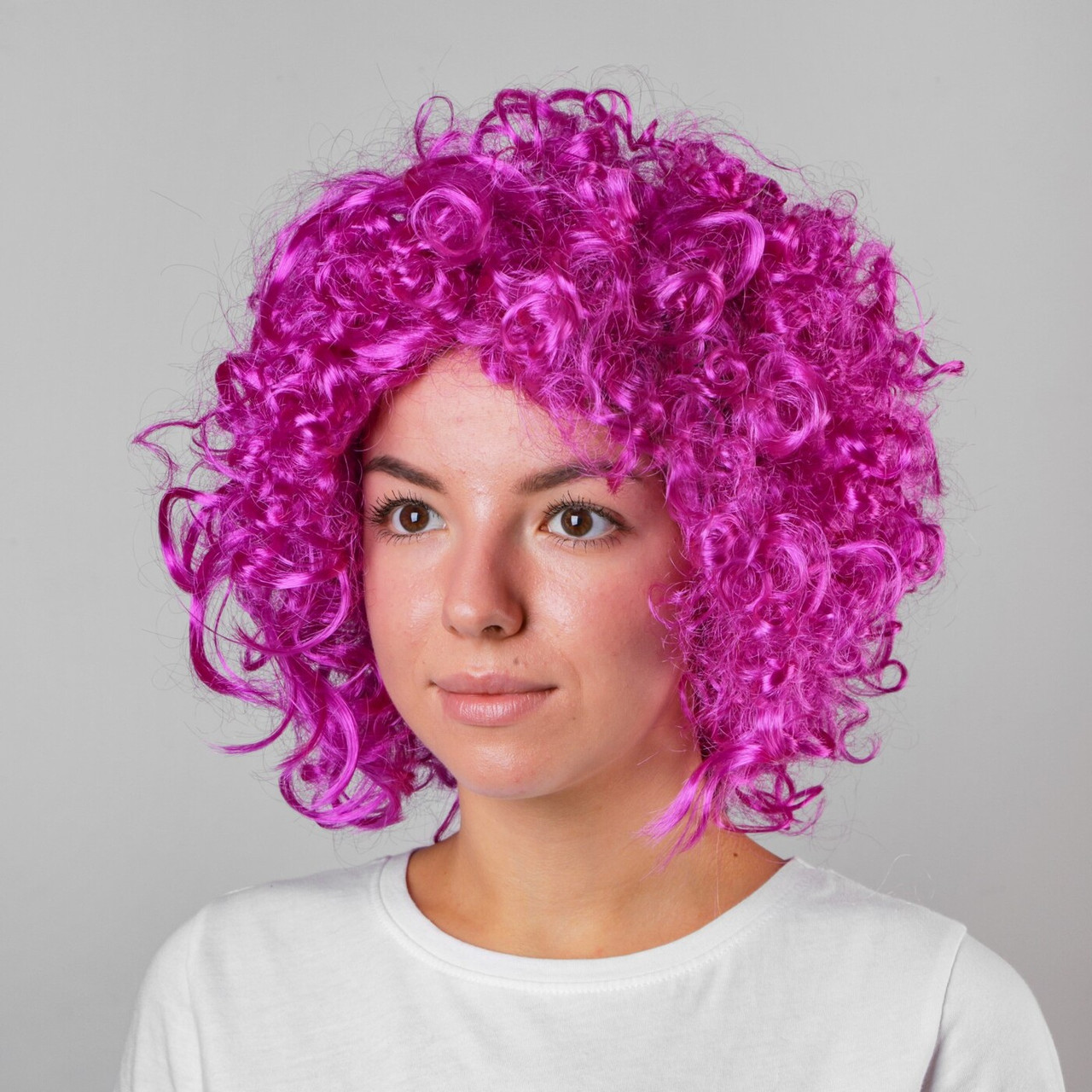 Карнавальный парик «Объёмный» цвет фиолетовый