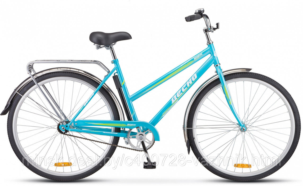 Велосипед городской Десна Вояж Lady 28" Z010 голубой - фото 1 - id-p177878137