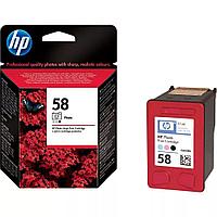 Картридж оригинальный HP 58 фото черный C6658A