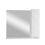 Шкаф-зеркало подвесной SanStar "Каскад 70" белый, фото 2
