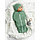 Пеленка-кокон на молнии с шапочкой Fashion, рост 56-68 см, цвет зелёный, фото 2