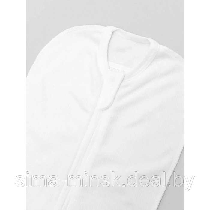 Пеленка-кокон на молнии с шапочкой Fashion, рост 68-74 см, цвет молочный - фото 3 - id-p201266650