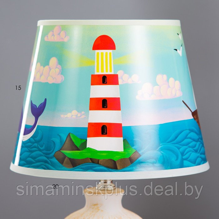 Настольная лампа "Морское побережье" Е14 15Вт 20х20х32,5 см - фото 4 - id-p201263141