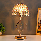 Настольная лампа "Баркус" G4 35Вт золото 17х17х36 см, фото 2