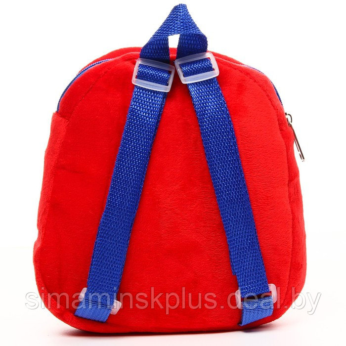 Рюкзак плюшевый "Оптимус Прайм" на молнии, с карманом, 19х22 см, Трансформеры - фото 6 - id-p201264167