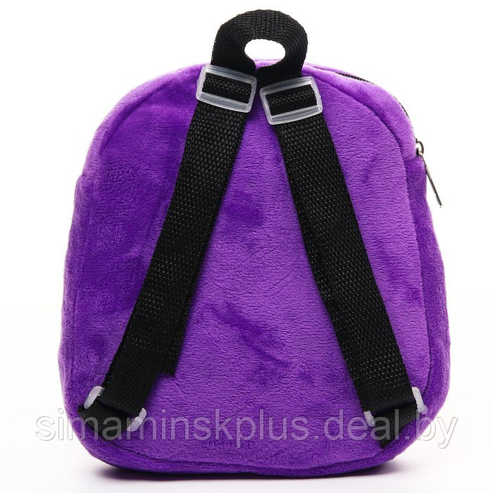 Рюкзак плюшевый "Халк" на молнии, с карманом, 19х22 см, Мстители - фото 6 - id-p201264170
