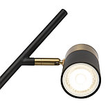 Настольный светильник 35Вт, 1хGU10, 44,5x15 см, чёрный, фото 6