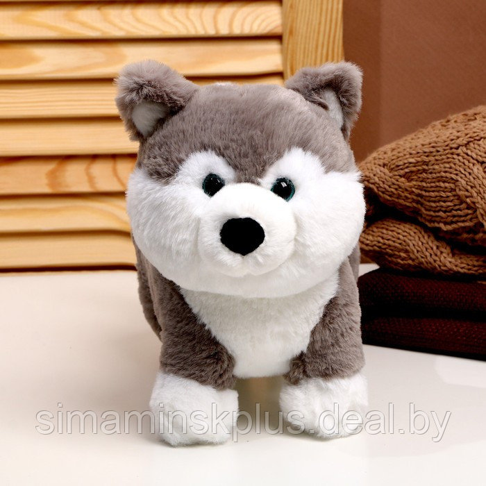 Мягкая игрушка «Хаски», размер 28 см, цвет серый - фото 3 - id-p201265178