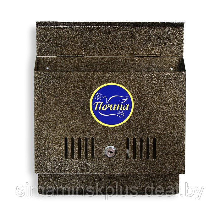 Ящик почтовый с замком, горизонтальный «Широкий», бронзовый - фото 2 - id-p201263612