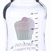 Бутылочка для кормления стекло «Люблю вкусняшки», классическое горло, средний поток, 180 мл., от 3 мес., фото 3