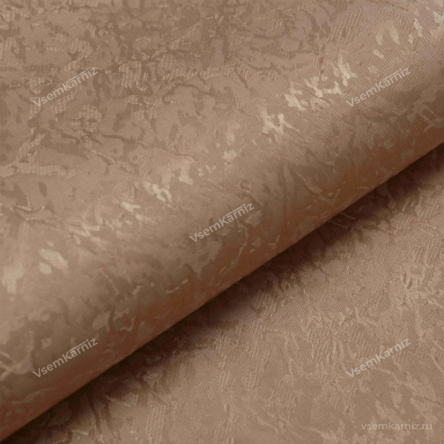 Рулонная штора Мини Lm Decor Жаккард Тёмно-бежевый 43x160 см - фото 3 - id-p201270750