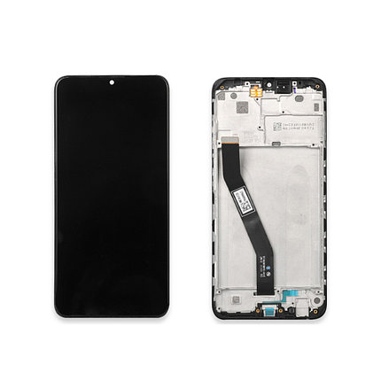 Дисплей (экран) для Xiaomi Redmi 8 c тачскрином и рамкой, черный, фото 2