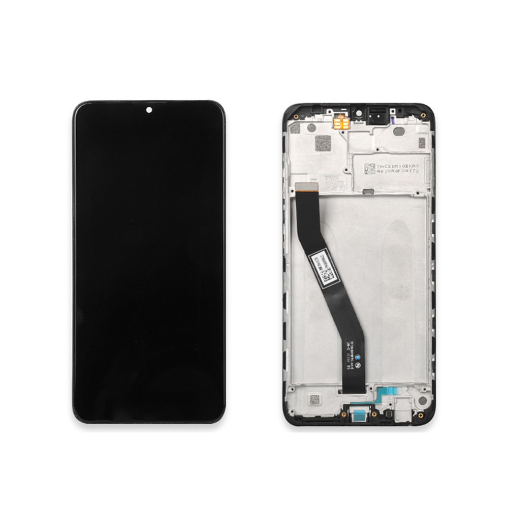 Дисплей (экран) для Xiaomi Redmi 8A c тачскрином и рамкой, черный