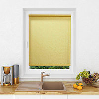 Рулонная штора Мини Lm Decor Жаккард Жёлтый 180x185 см