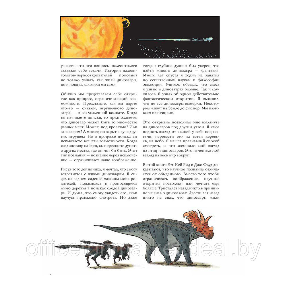 Книга "Динозавры. Научный комикс" (иллюст. Джо Флуд), Эм-Кей Рид - фото 3 - id-p199880228