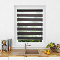 Рулонная штора Мини Lm Decor Винтаж Венге 57х160 см