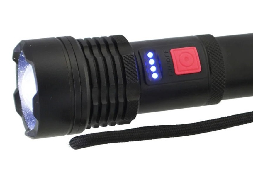 Фонарь YYC-X72-P90 аккумулятор зарядка от micro USB - фото 2 - id-p80518748