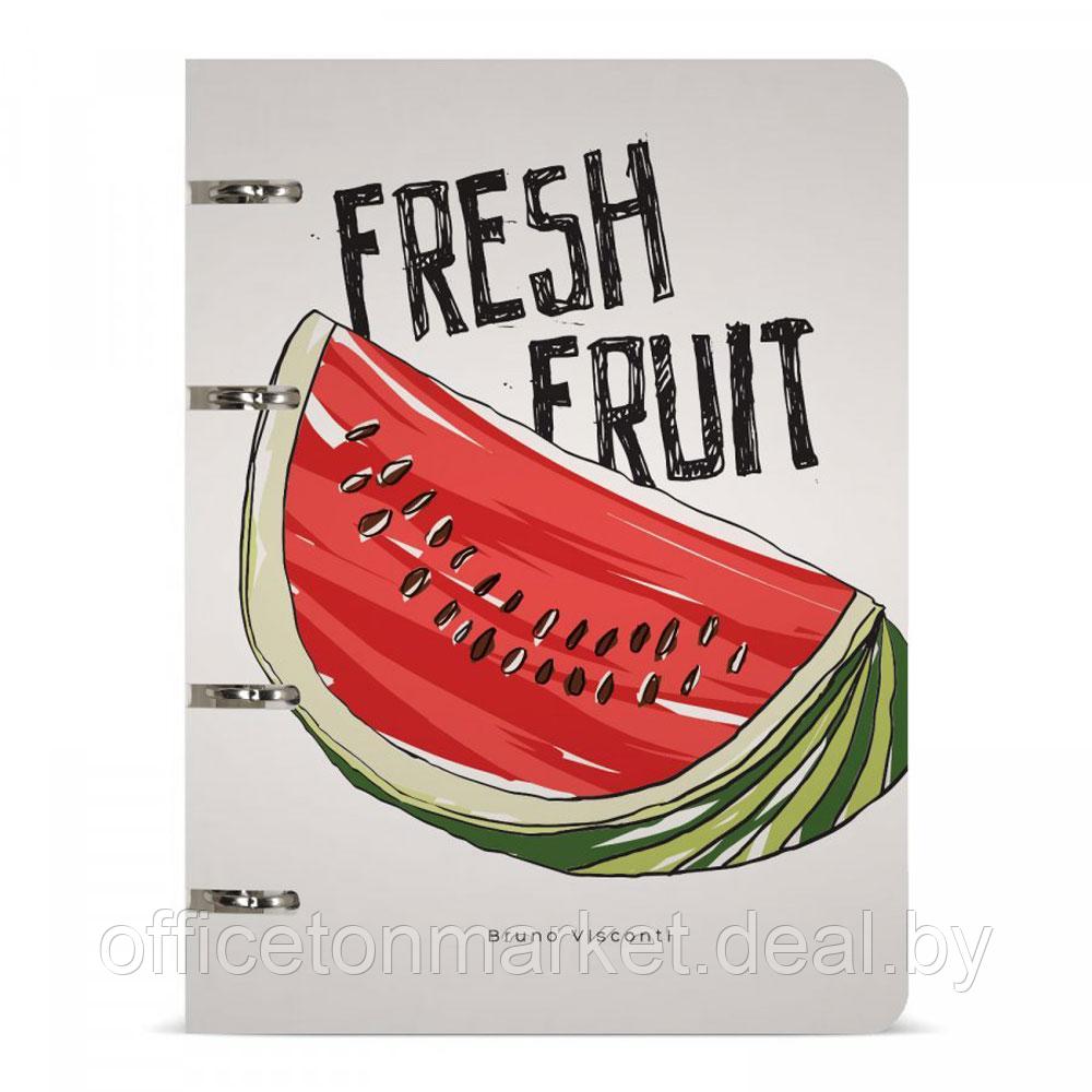 Тетрадь "Fresh & Fruity", А5, 80 листов, линейка, разноцветный - фото 1 - id-p198694907