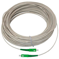 Оптический кабель 3м (патч-корд), SC(APC)-SC(APC) simplex, 3мм, G.657, соединительный шнур