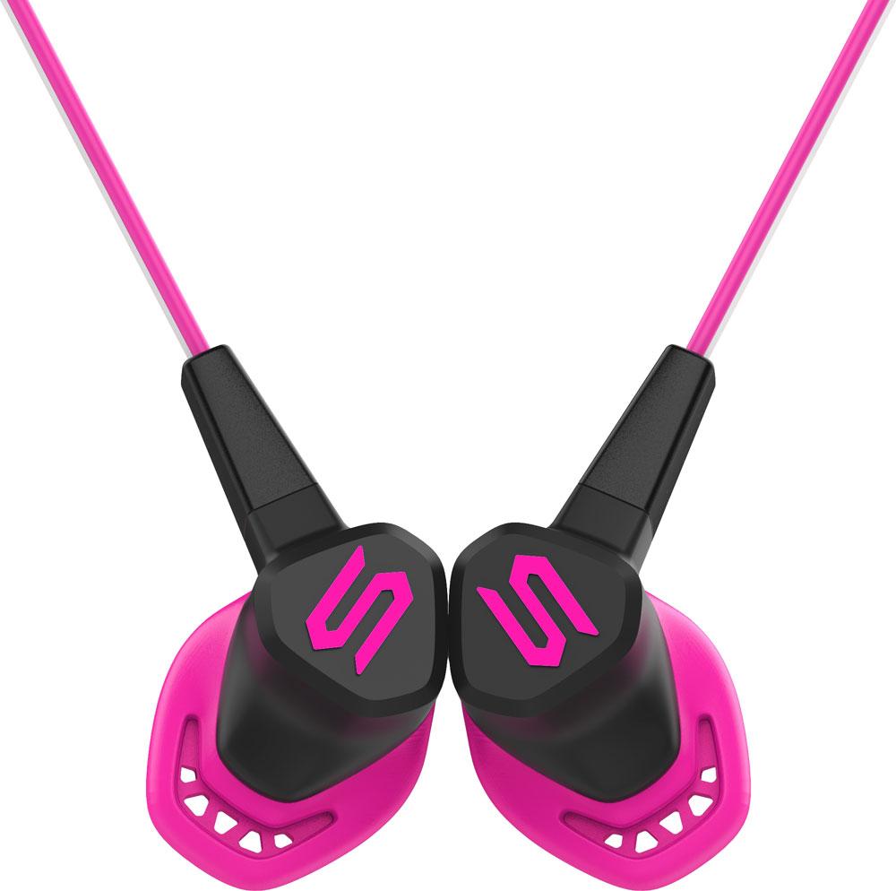 Беспроводные наушники Soul Run Free Pro X Vivid Pink (bluetooth) черный с розовым - фото 3 - id-p201273341