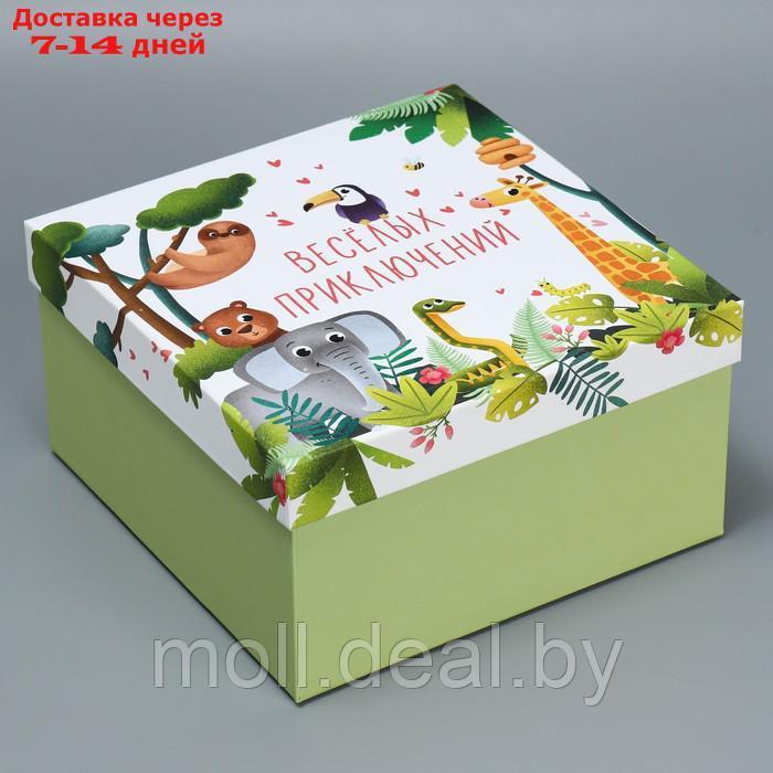 Набор подарочных коробок 5 в 1 "Детский", 14 × 14 × 8 22 × 22 × 12 см - фото 8 - id-p201246496