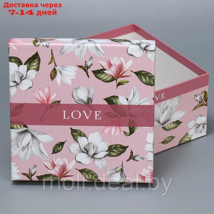 Набор подарочных коробок 5 в 1 "Цветочный сад", 14 × 14 × 8 22 × 22 × 12 см - фото 9 - id-p201246498