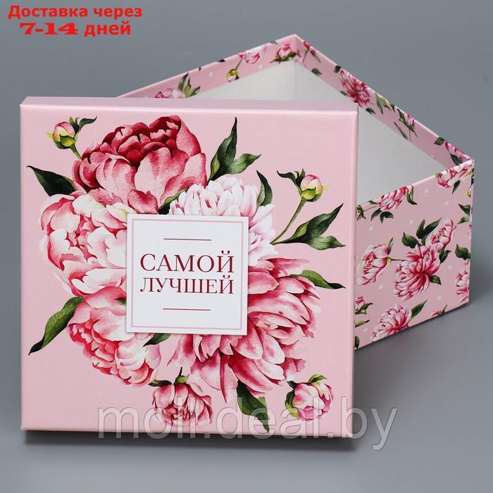 Набор подарочных коробок 6 в 1 "Цветы", 10.2 х 10.2 х 6 - 20 х 20 х 11 см - фото 2 - id-p201246499