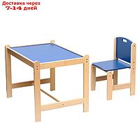 Набор детской мебели: стол + стул, "Каспер", синий