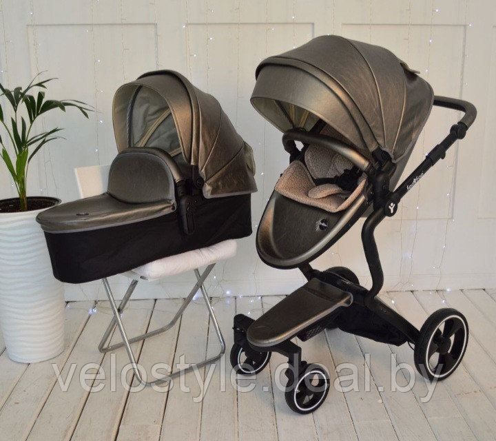 Коляска Deluxe Baby Stroller A/88 2/1 - фото 1 - id-p201274016