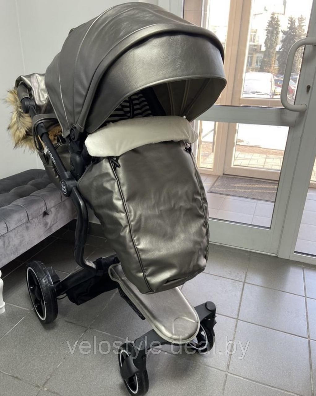 Коляска Deluxe Baby Stroller A/88 2/1 - фото 5 - id-p201274016