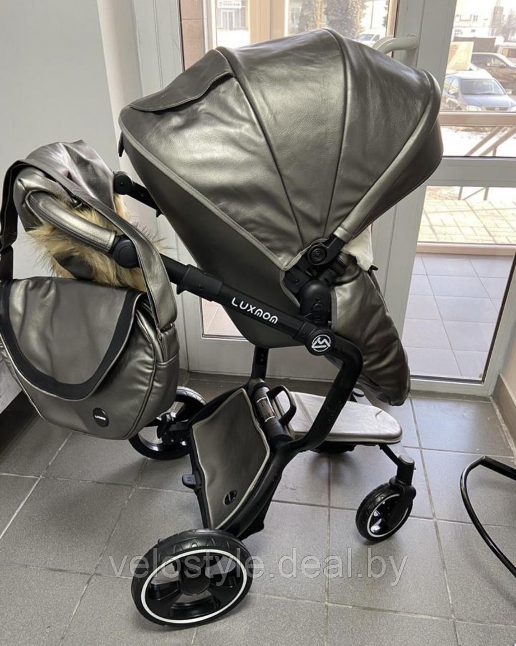 Коляска Deluxe Baby Stroller A/88 2/1 - фото 6 - id-p201274016