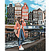 Картина по номерам на холсте с подрамником «Девушка в Амстердаме» 40 × 50 см, фото 3