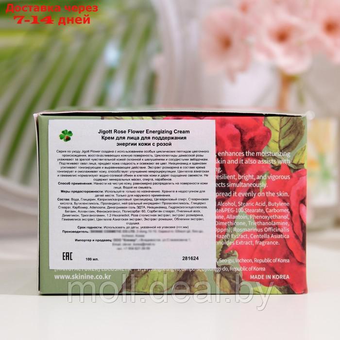 Крем для лица Jigott с экстрактом розы Rose Flower Energizing Cream, 100 мл - фото 3 - id-p201245878