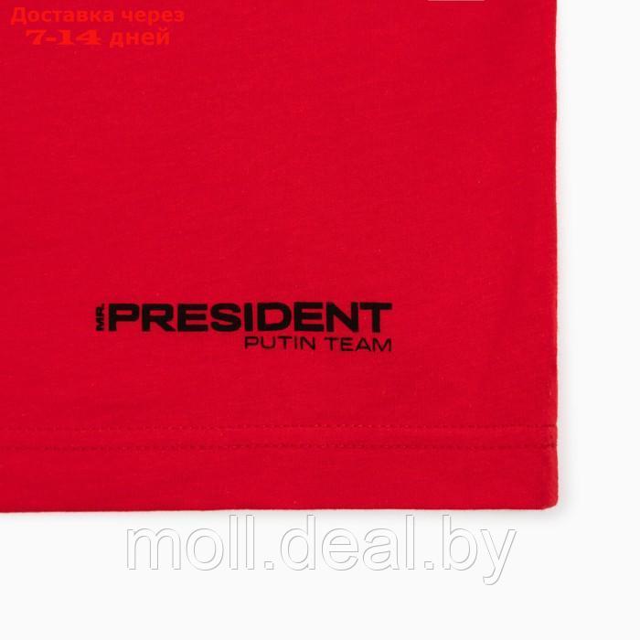 Лонгслив President, М, красный, 100% хлопок, кул.гладь 150 г/м2 - фото 4 - id-p201245946