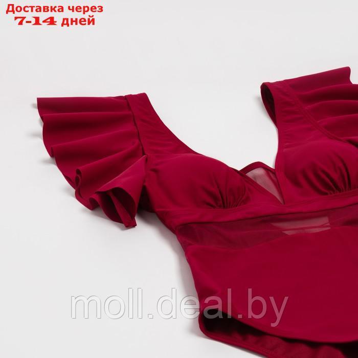Купальник женский слитный MINAKU цвет бордо, размер 46 - фото 2 - id-p201245973