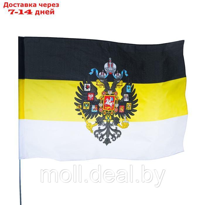 Флаг Российской империи с гербом, 135 х 90 см - фото 1 - id-p201245035
