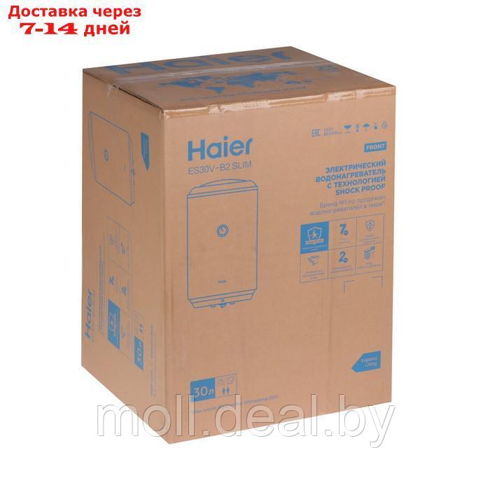 Водонагреватель Haier ES30V-B2 Slim, накопительный, 1500 Вт, 30 л, белый - фото 9 - id-p201240938