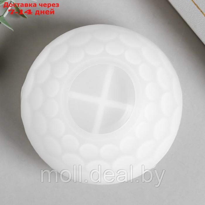 Молд силикон "Подсвечник шар с кругами" 8,6х8,6х6,2 см - фото 3 - id-p201241050
