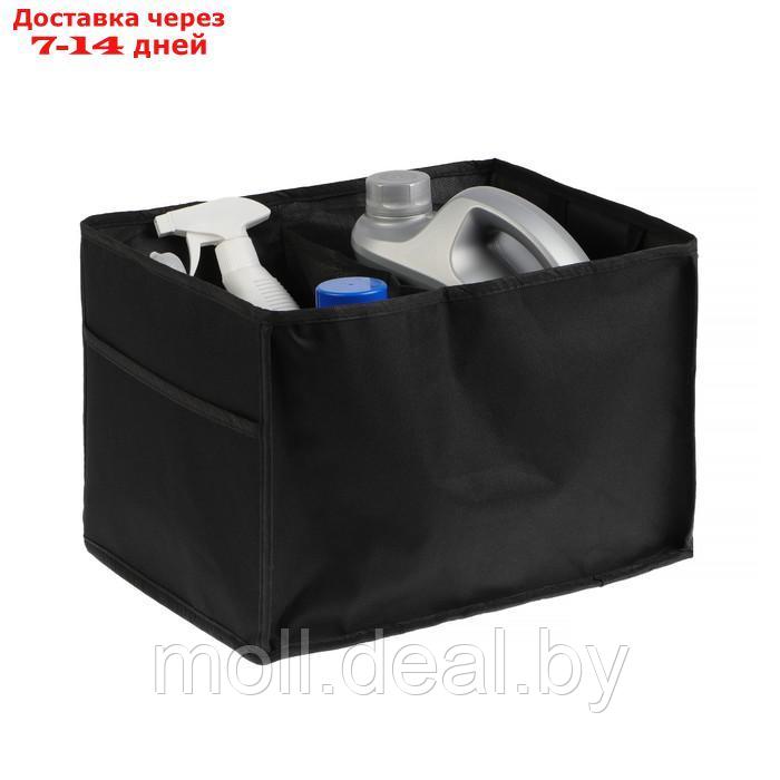 Органайзер в багажник, складной, оксфорд, 38х31х25 см, черный - фото 1 - id-p201245309