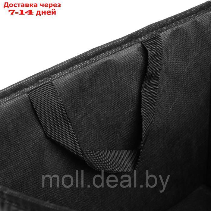 Органайзер в багажник, складной, оксфорд, 38х31х25 см, черный - фото 4 - id-p201245309