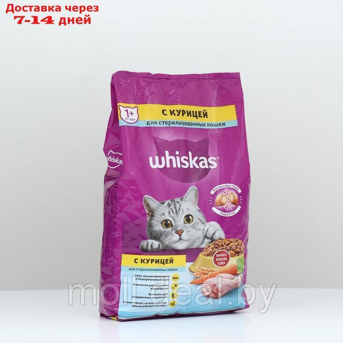 Сухой корм Whiskas для стерилизованных кошек, курица, 1,9 кг - фото 1 - id-p201246355