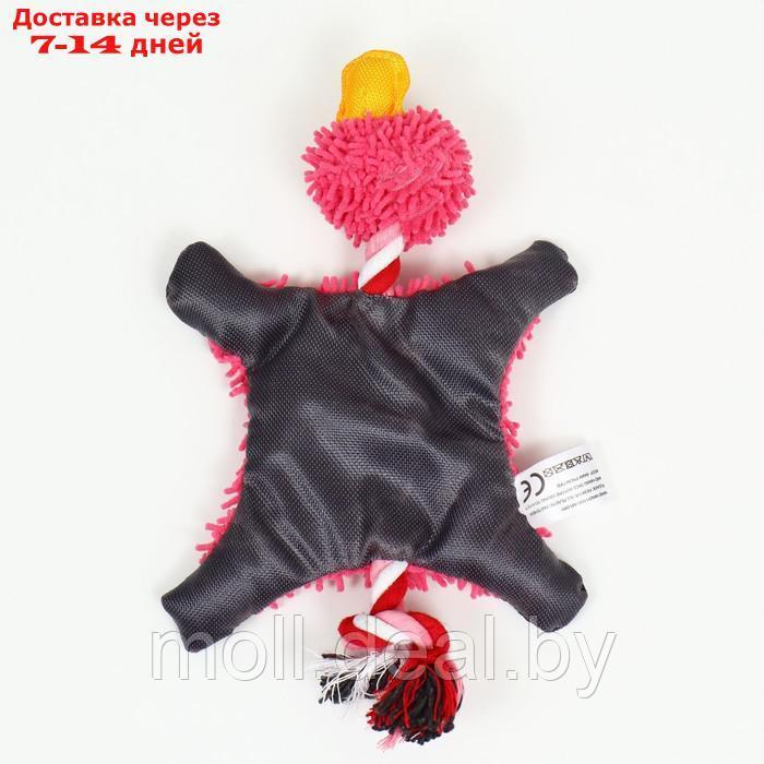 Игрушка текстильная "Косматая утка" , 32 х 19 см, фиолетовая - фото 3 - id-p201246406