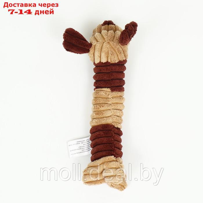 Игрушка текстильная "Пес", 24 х 8 см, коричневая - фото 2 - id-p201246420